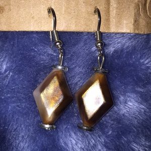Brown earrings